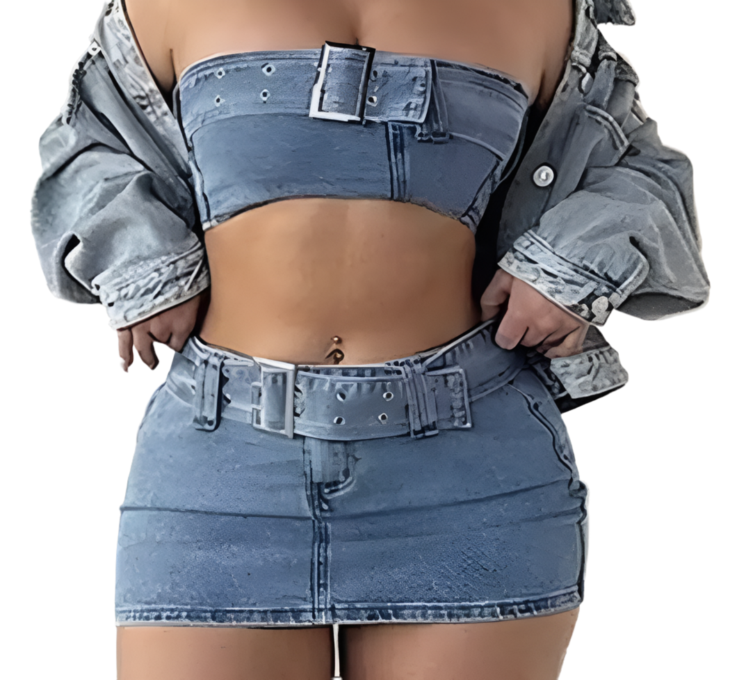 EAT ME UP DENIM SET